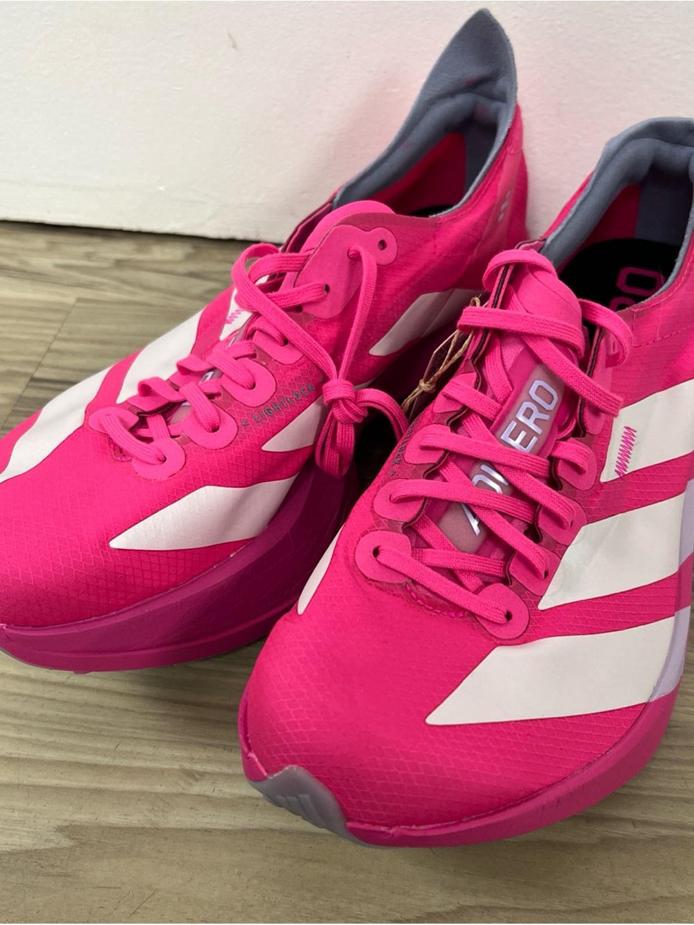 Adidas Adizero Adios Pro 4 Shock Pink Running Shoes Men's Size 8 JR1269 NWOB
